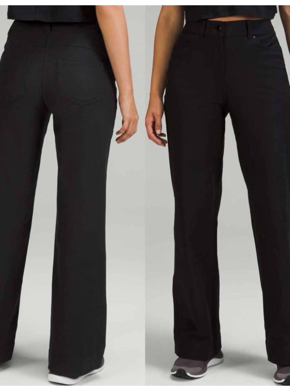 Lululemon Pants Women Black City Sleek 5 Pockets High Rise Pants